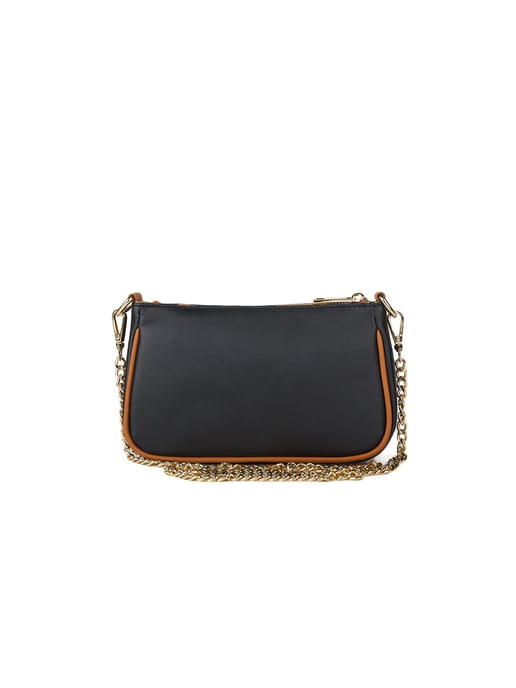 Giulia Monti Umhängetasche Schwarz Golden Braun - Image 3
