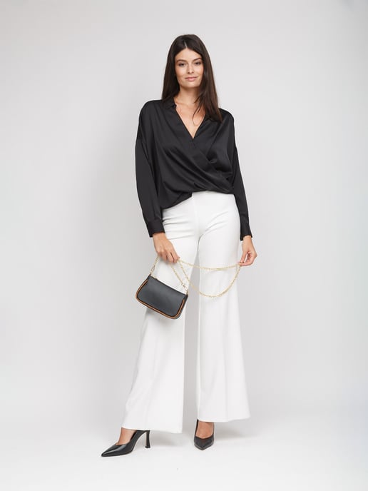 Giulia Monti Umhängetasche Schwarz Golden Braun - Image 5