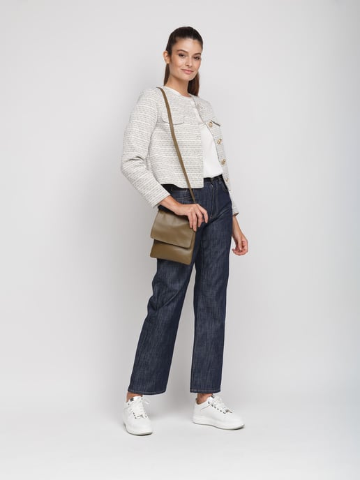 Giulia Monti Umhängetasche Crossbody - Grün - Image 5