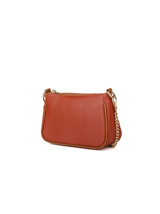 Giulia Monti Schultertasche Goldbraun - Image 2