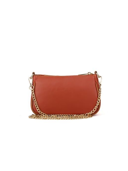 Giulia Monti Schultertasche Goldbraun - Image 3