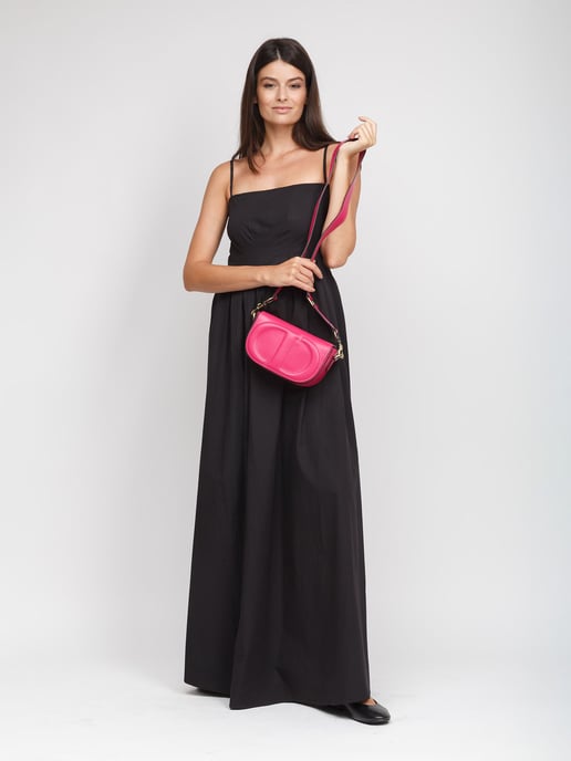 Giulia Monti Umhängetasche Fuchsia - Image 5
