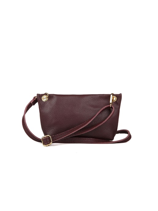 Giulia Monti Umhängetasche Bordeaux - Image 3