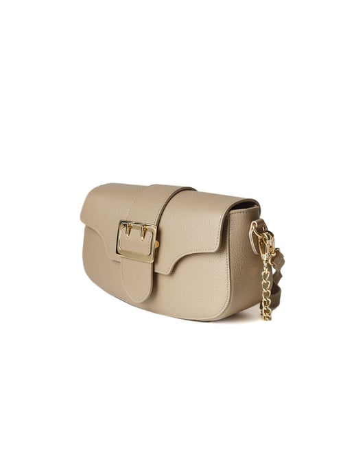 Giulia Monti Umhängetasche Grau Beige - Image 2