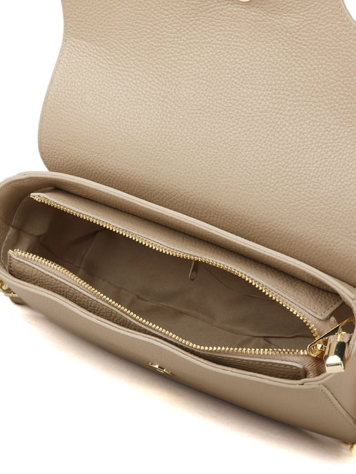 Giulia Monti Umhängetasche Grau Beige - Image 4