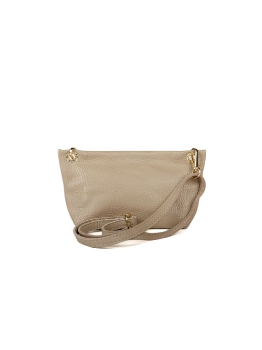 Giulia Monti Umhängetasche Grau Beige - Image 3