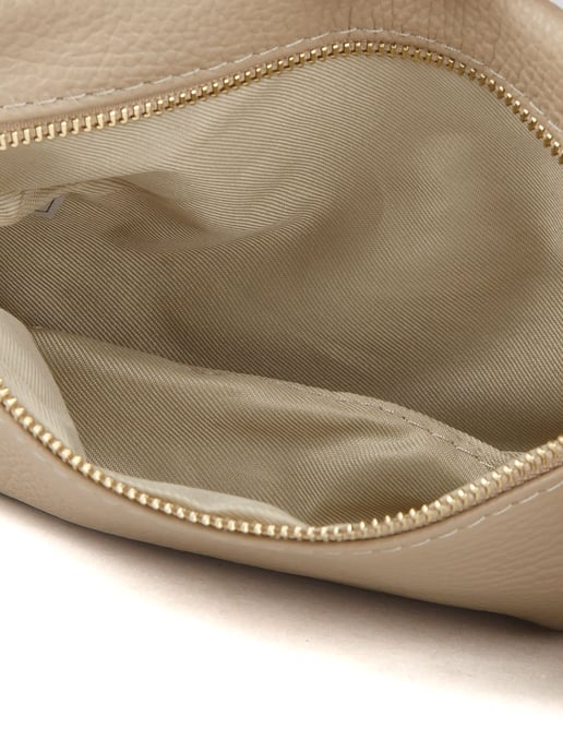 Giulia Monti Umhängetasche Grau Beige - Image 4