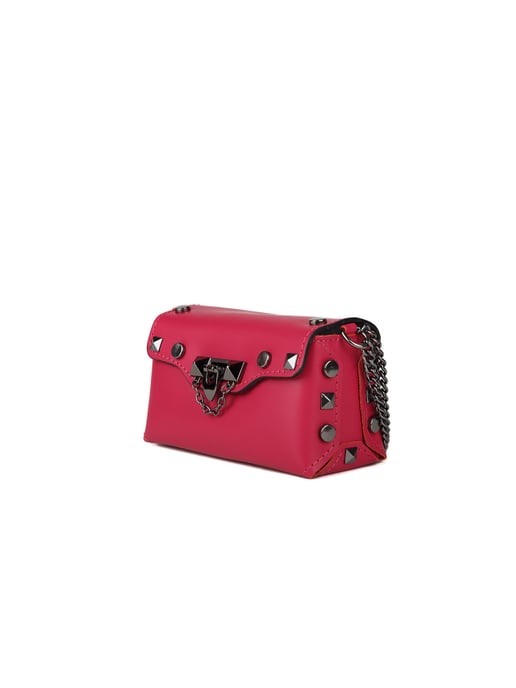 Giulia Monti Umhängetasche Dunkel-Fuchsia - Image 2