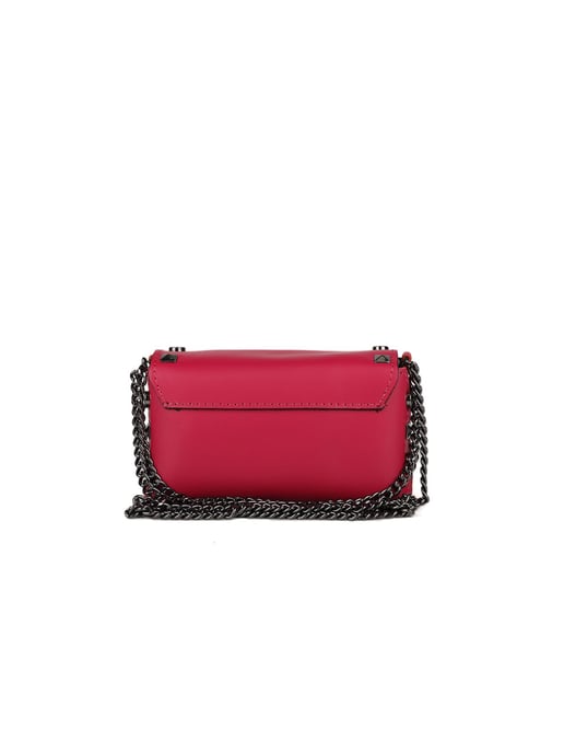 Giulia Monti Umhängetasche Dunkel-Fuchsia - Image 3