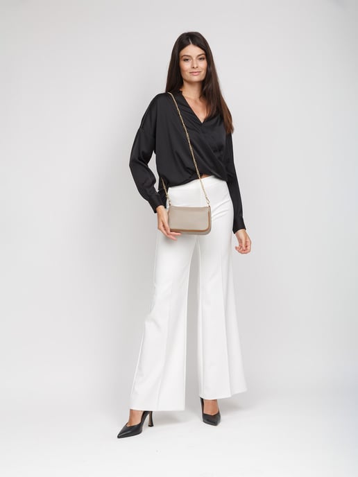 Giulia Monti Umhängetasche Taupe Goldbraun - Image 5
