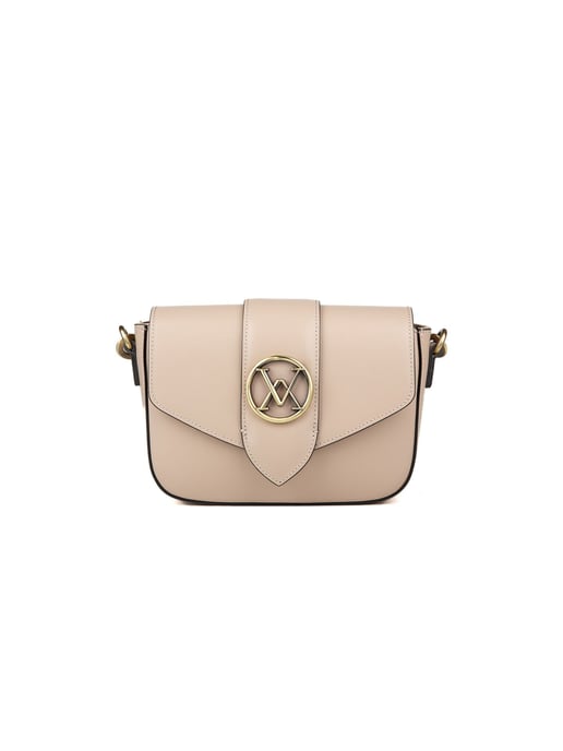 Giulia Monti Umhängetasche Grau Beige - Image 1