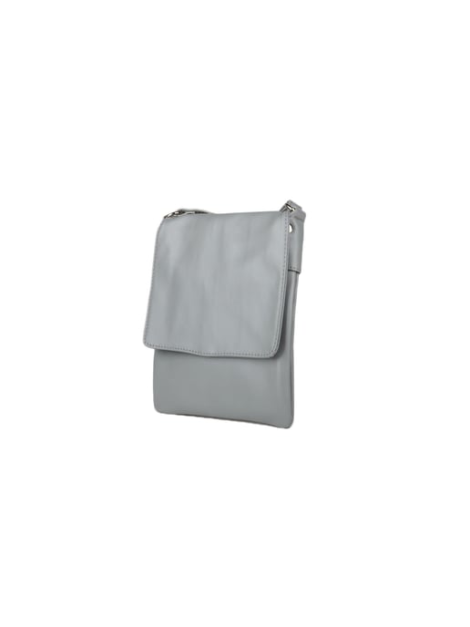 Giulia Monti Umhängetasche Grau Beige - Image 2