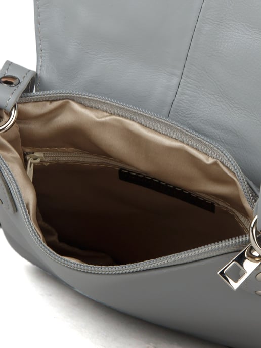 Giulia Monti Umhängetasche Grau Beige - Image 4