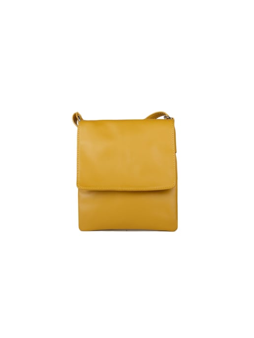 Giulia Monti Schultertasche Senfgelb - Image 1