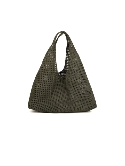 Giulia Monti Handtasche Militärgrün - Image 3