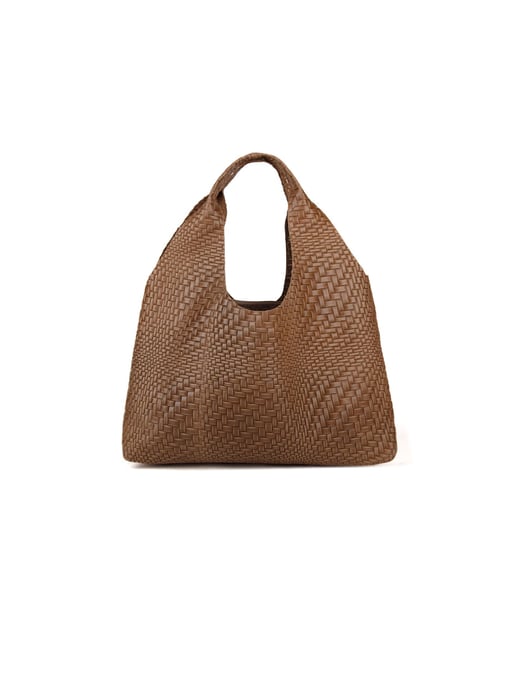 Giulia Monti Handtasche Dunkel Taupe - Image 1