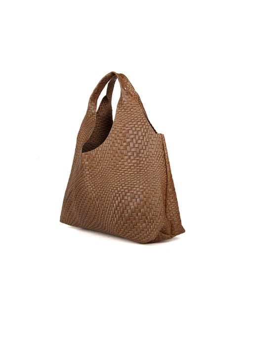 Giulia Monti Handtasche Dunkel Taupe - Image 2