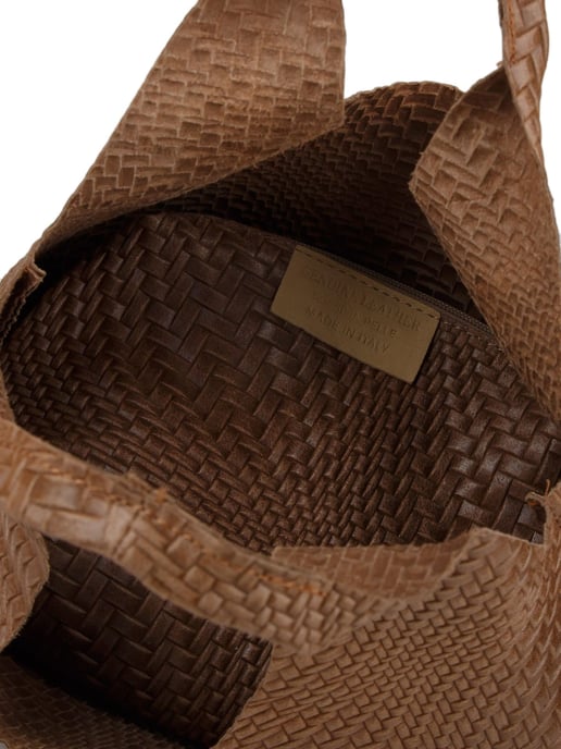 Giulia Monti Handtasche Dunkel Taupe - Image 4