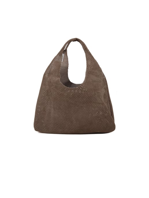 Giulia Monti Handtasche Grau Braun - Image 1