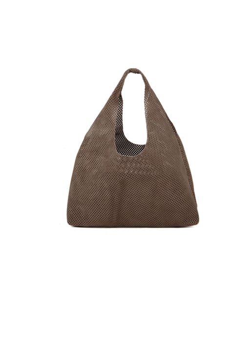 Giulia Monti Handtasche Grau Braun - Image 3