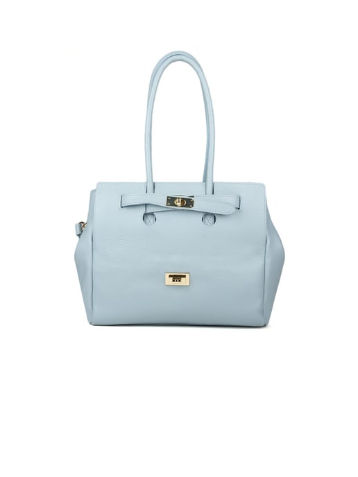 Giulia Monti Schultertasche Himmelblau - Image 1