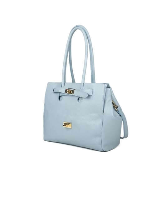 Giulia Monti Schultertasche Himmelblau - Image 2