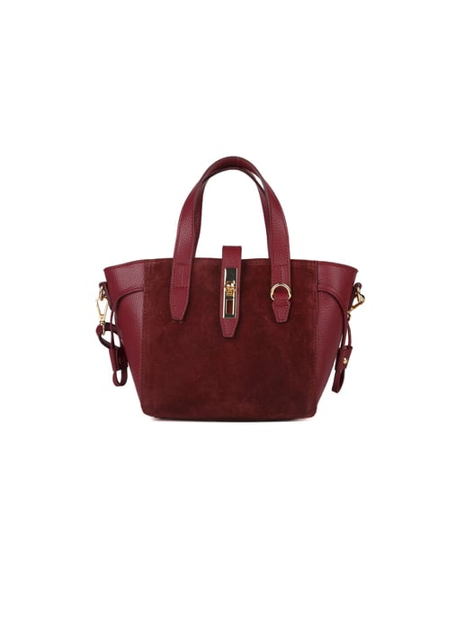 Giulia Monti Schultertasche Bordeaux - Image 1