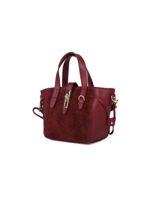 Giulia Monti Schultertasche Bordeaux - Image 2