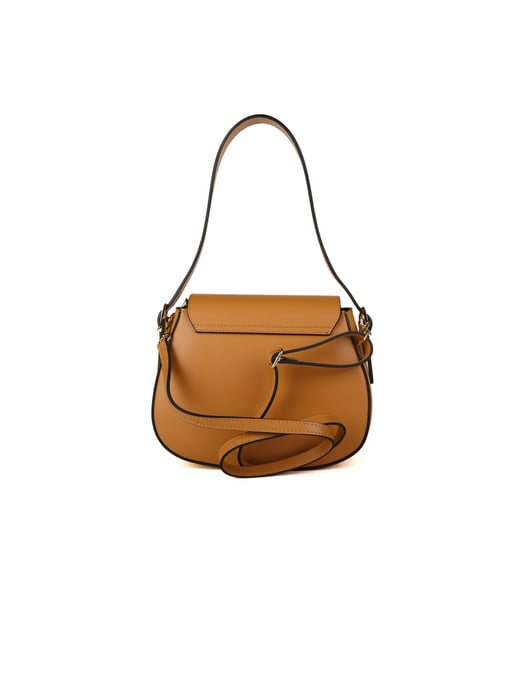 Giulia Monti Schultertasche Hellbraun - Image 3