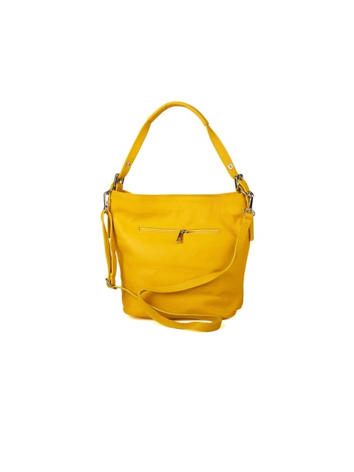 Giulia Monti Schultertasche Safran Gelb - Image 3