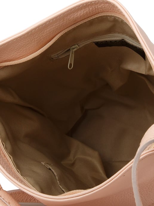 Giulia Monti Schultertasche Blasses Rosa - Image 4