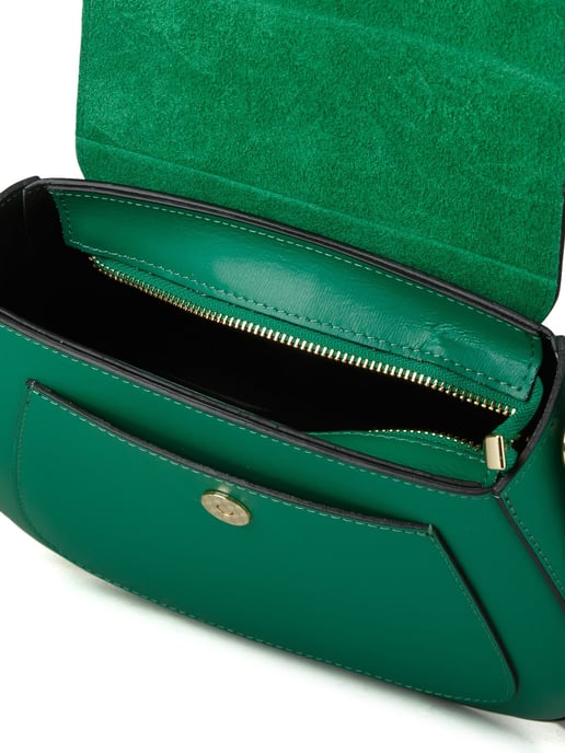 Giulia Monti Schultertasche Klassisch Grün - Image 4