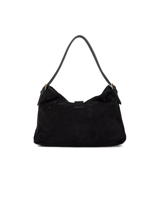 Giulia Monti Schultertasche Schwarz - Image 3