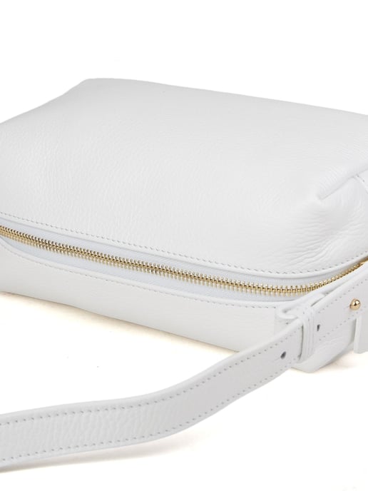 Giulia Monti Schultertasche Weiß - Image 4