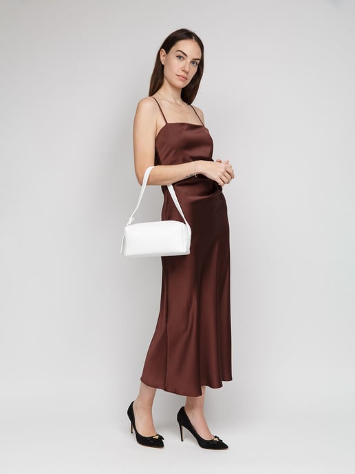 Giulia Monti Schultertasche Weiß - Image 5