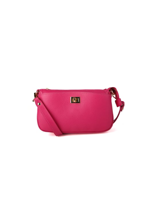 Giulia Monti Schultertasche Fuchsia - Image 1