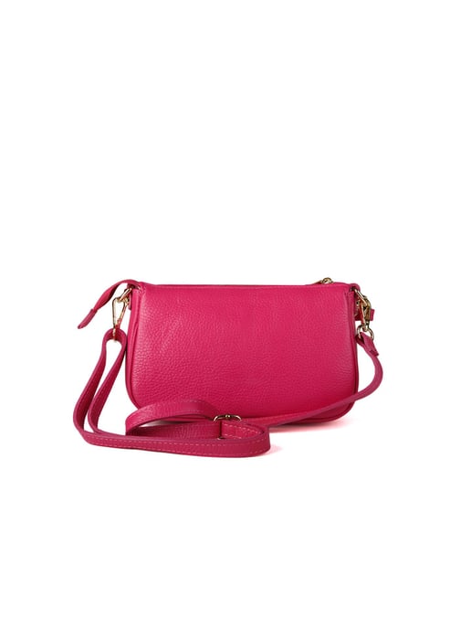 Giulia Monti Schultertasche Fuchsia - Image 3