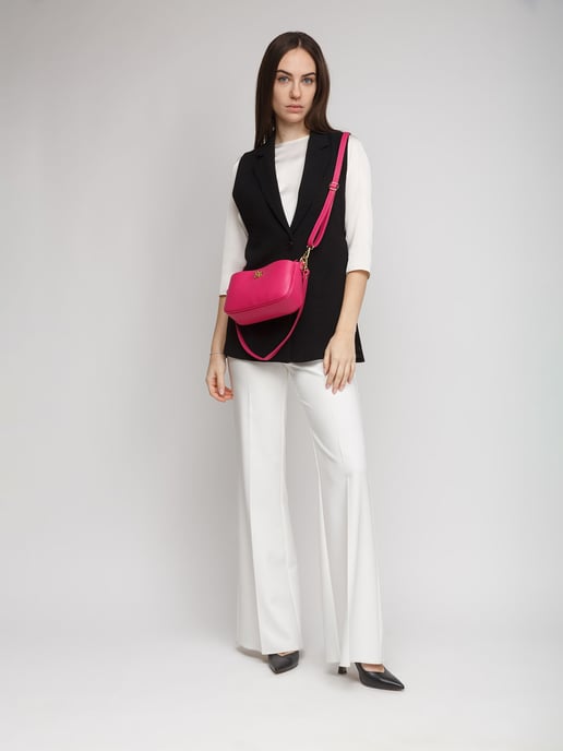Giulia Monti Schultertasche Fuchsia - Image 5