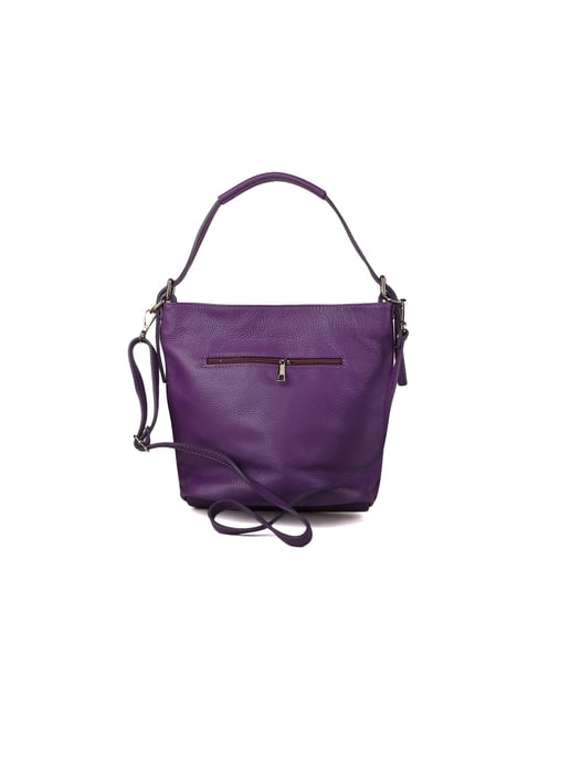 Giulia Monti Schultertasche Violett - Image 3