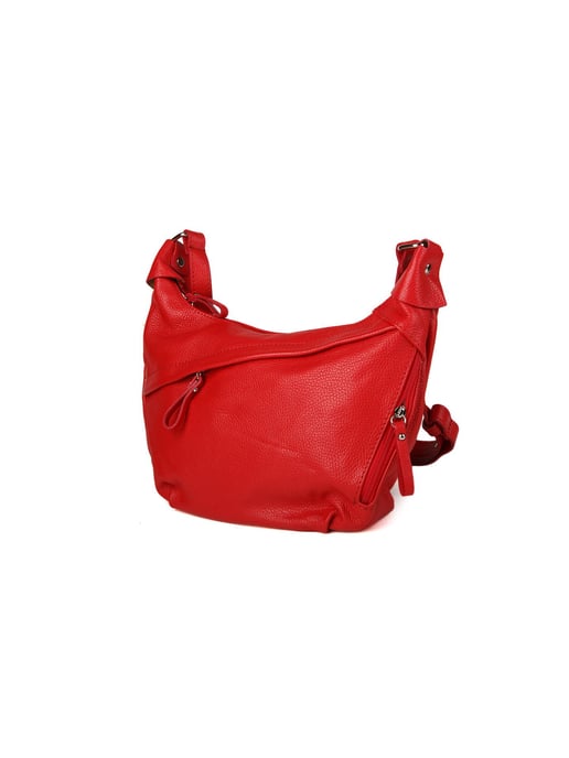 Giulia Monti Schultertasche Klassik Rot - Image 2