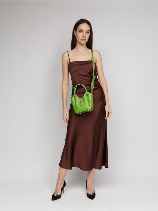 Giulia Monti Schultertasche Salamander Orange - Image 5