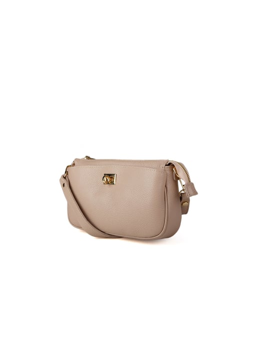 Giulia Monti Schultertasche Rosa Damast - Image 2