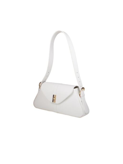 Giulia Monti Schultertasche Weiß - Image 2
