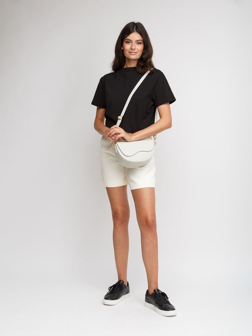 Giulia Monti Schultertasche Milchweiß - Image 5