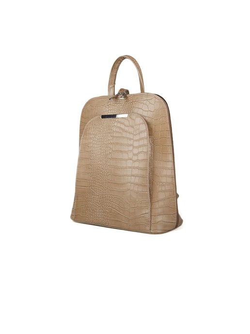 Giulia Monti Rucksack Grau Beige - Image 2