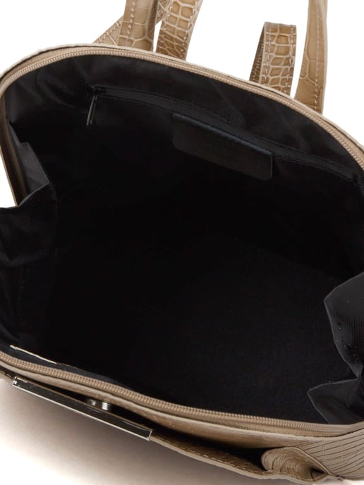 Giulia Monti Rucksack Grau Beige - Image 4