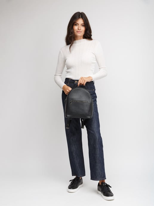 Giulia Monti Rucksack Schwarz - Image 5