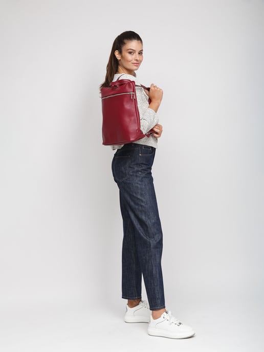 Giulia Monti Rucksack Bordeaux - Image 5