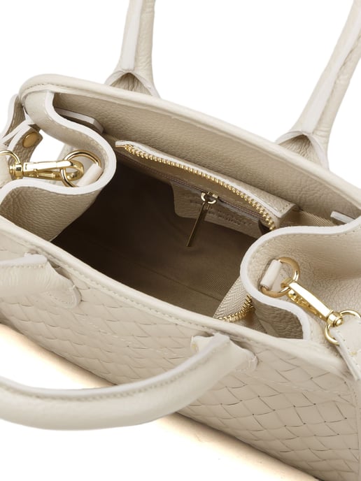 Giulia Monti tote bag in hellem Beige - Image 4