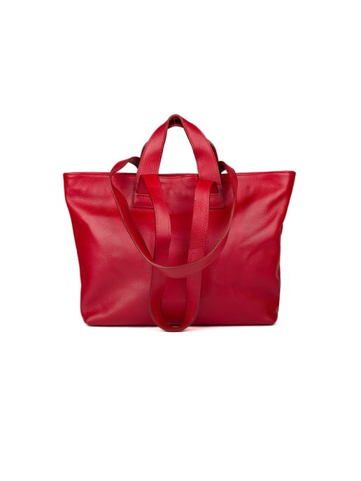 Giulia Monti Tote Bag Klassisches Rot - Image 3